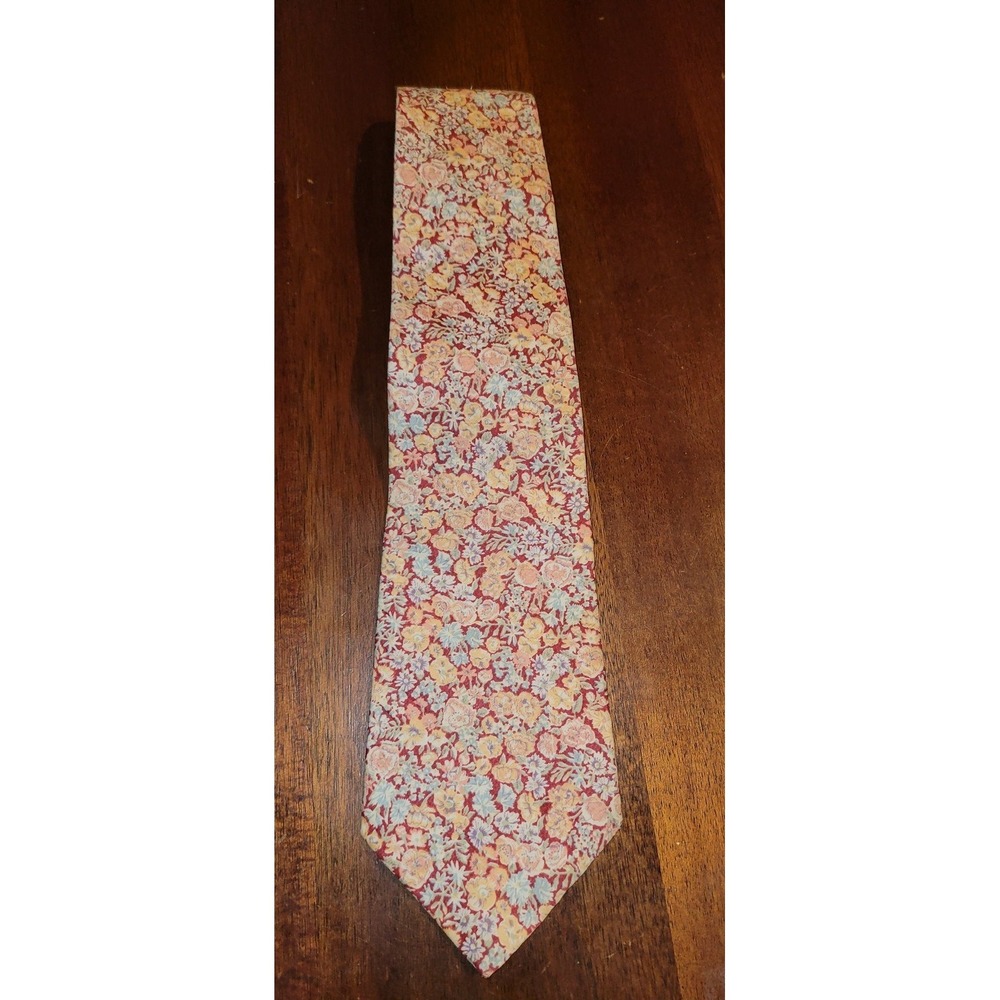 Liberty London Multicolored Cotton Tie | Iconic Floral Print Designer Accessory‎